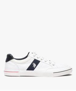 Baskets homme en toile unie à lacets – US Polo Assn